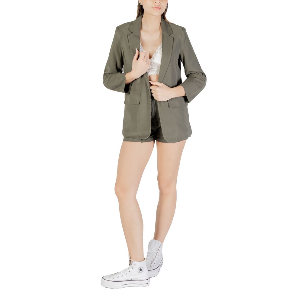 Green Viscose Blazer