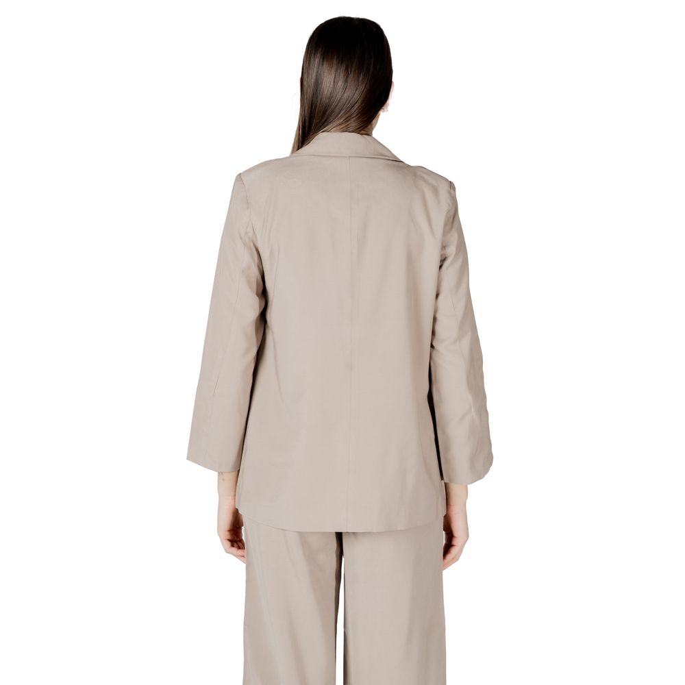 Beige Viscose Blazer