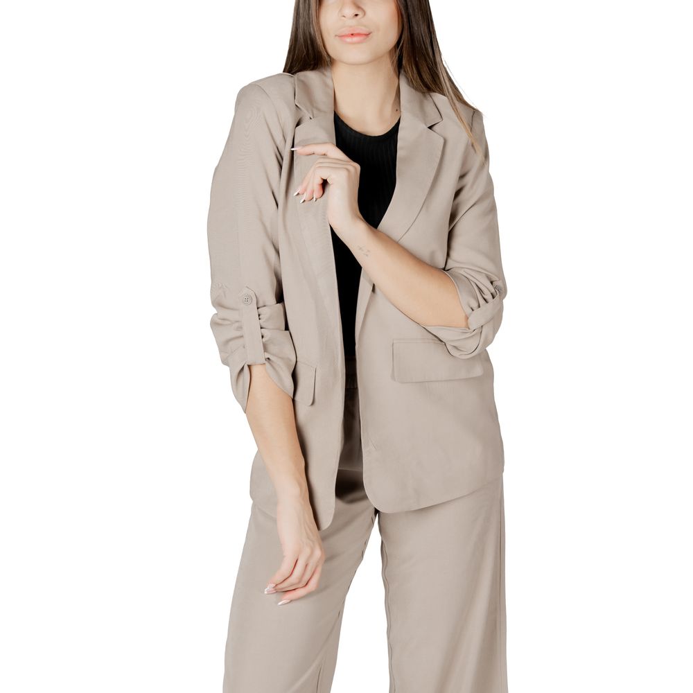 Beige Viscose Blazer