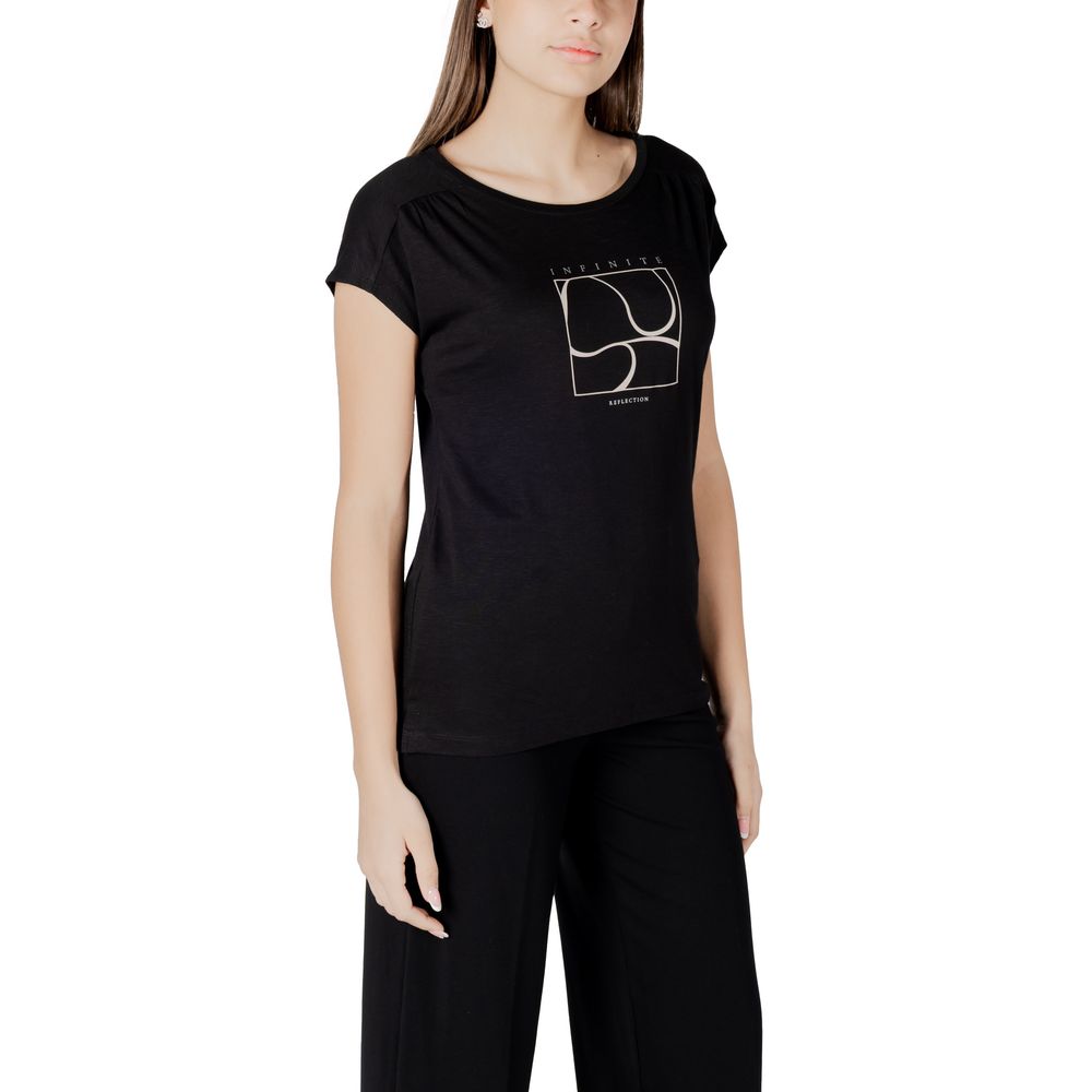 Black Cotton T-Shirt