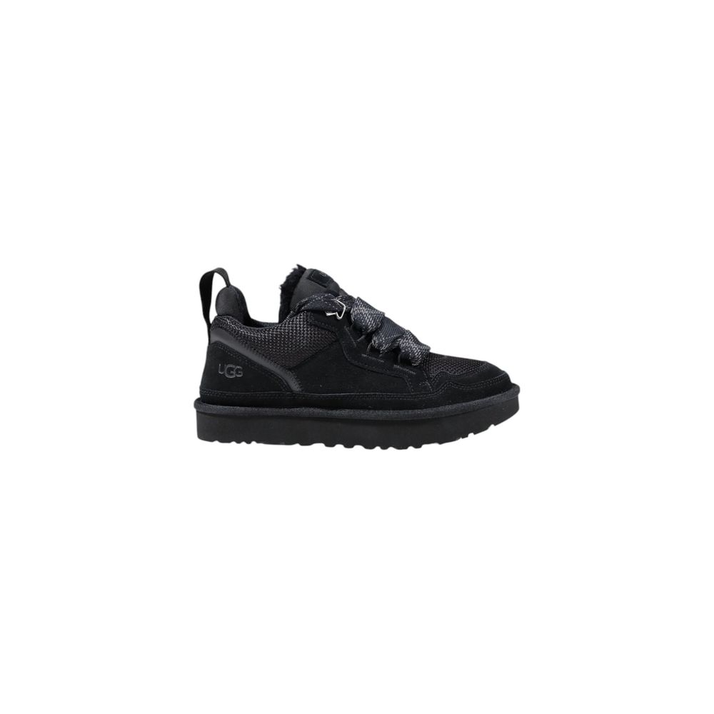 Black Polyester Sneaker