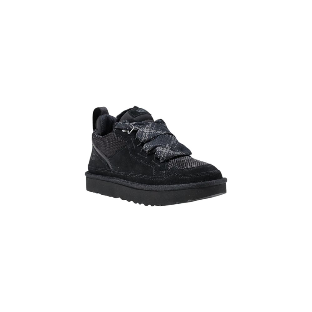 Black Polyester Sneaker