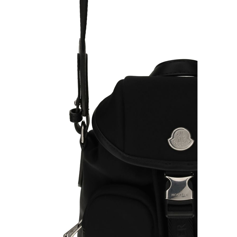 Black Leather Backpack