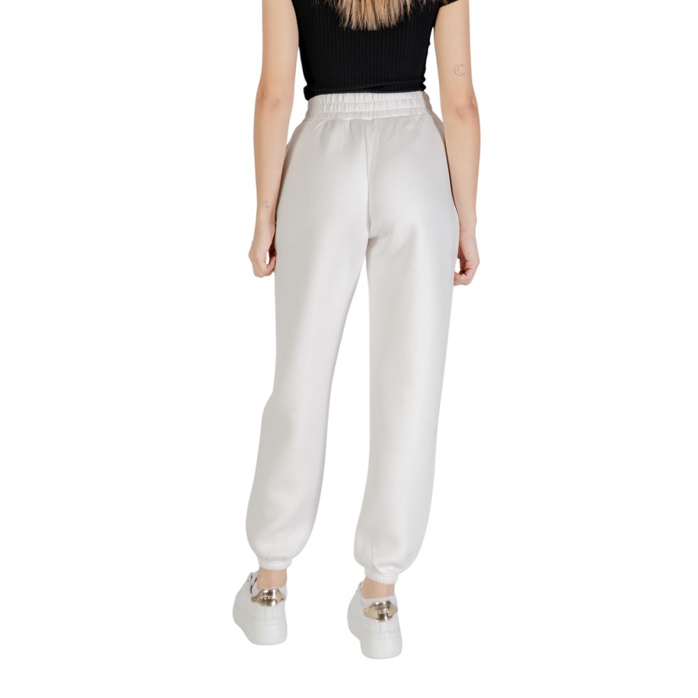 Cream Viscose Joggers (Workout Pants)