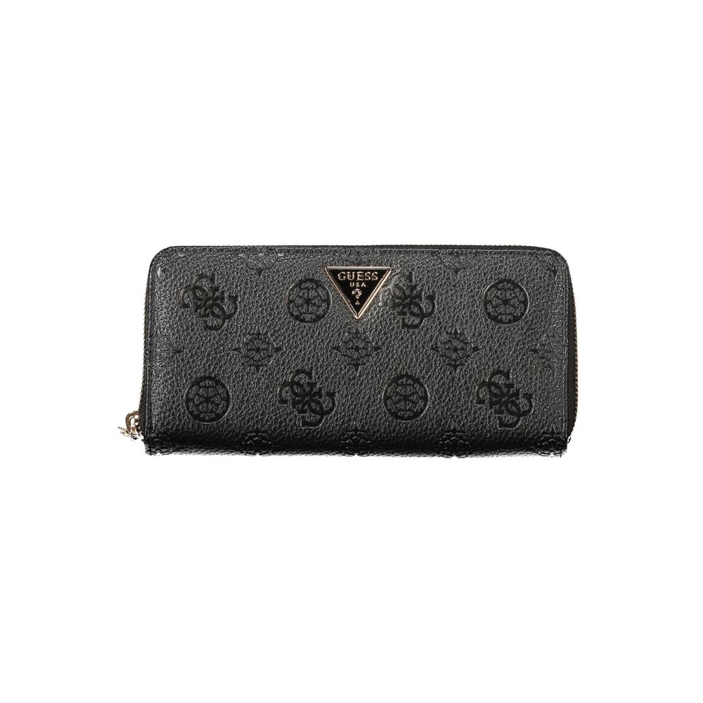 Black Polyethylene Women Wallet