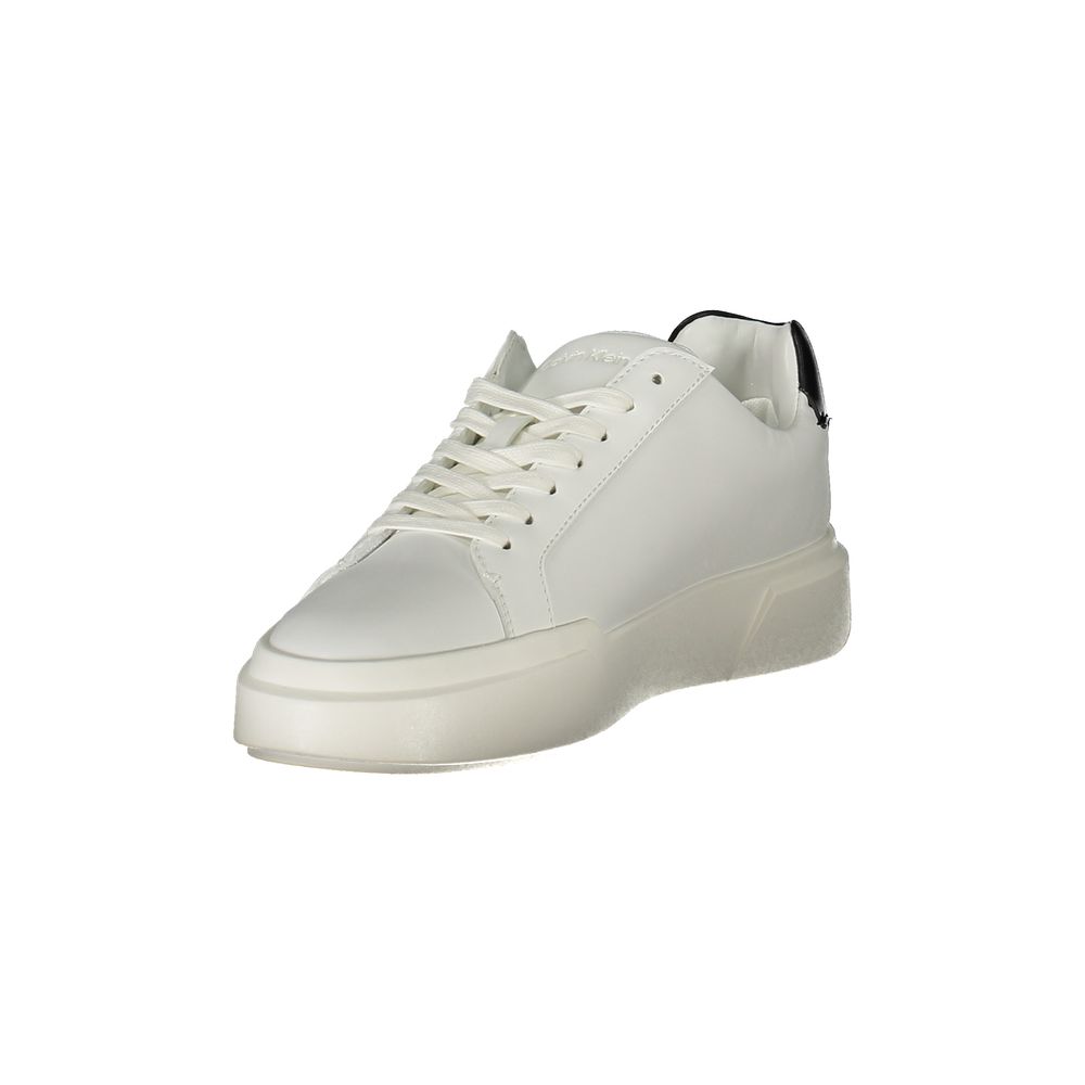 White Leather Women Sneaker