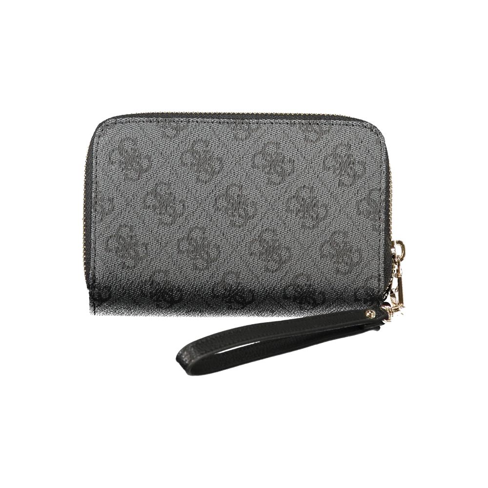 Black Polyethylene Women Wallet