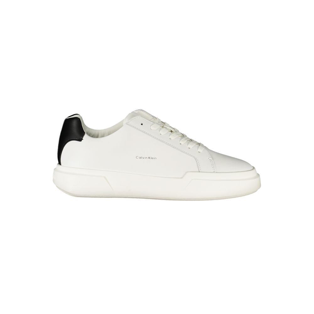White Leather Men Sneaker