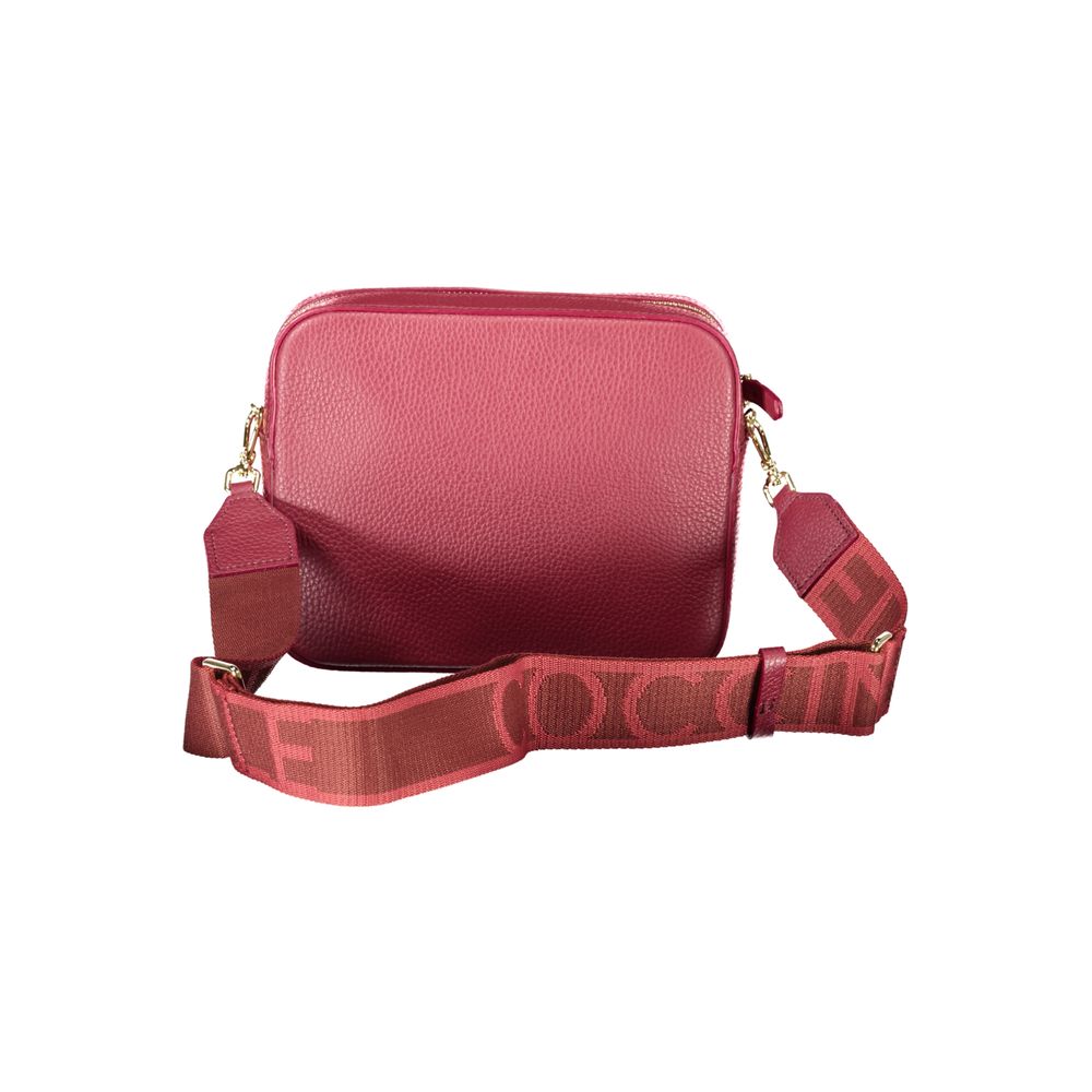 Red Leather Women Handbag