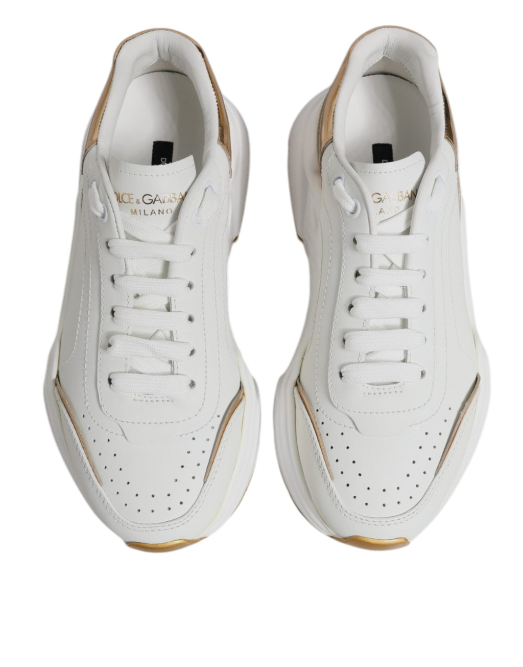 White Gold Daymaster Low Top Sneakers Shoes