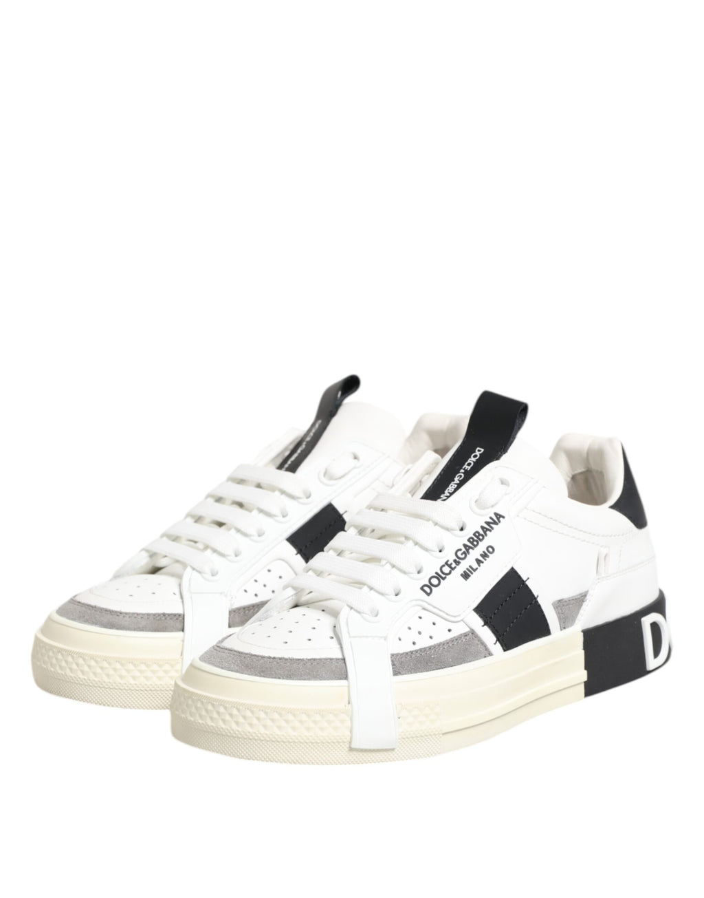 White Leather Custom 2.Zero Sneakers Shoes