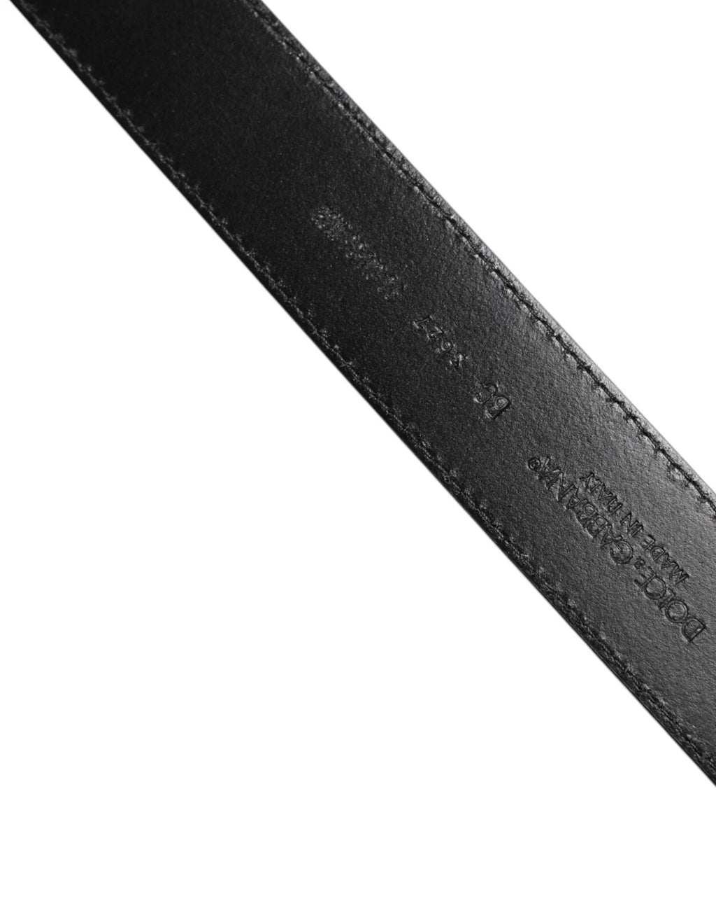 Black Leather Metal Buckle Classic Men Belt