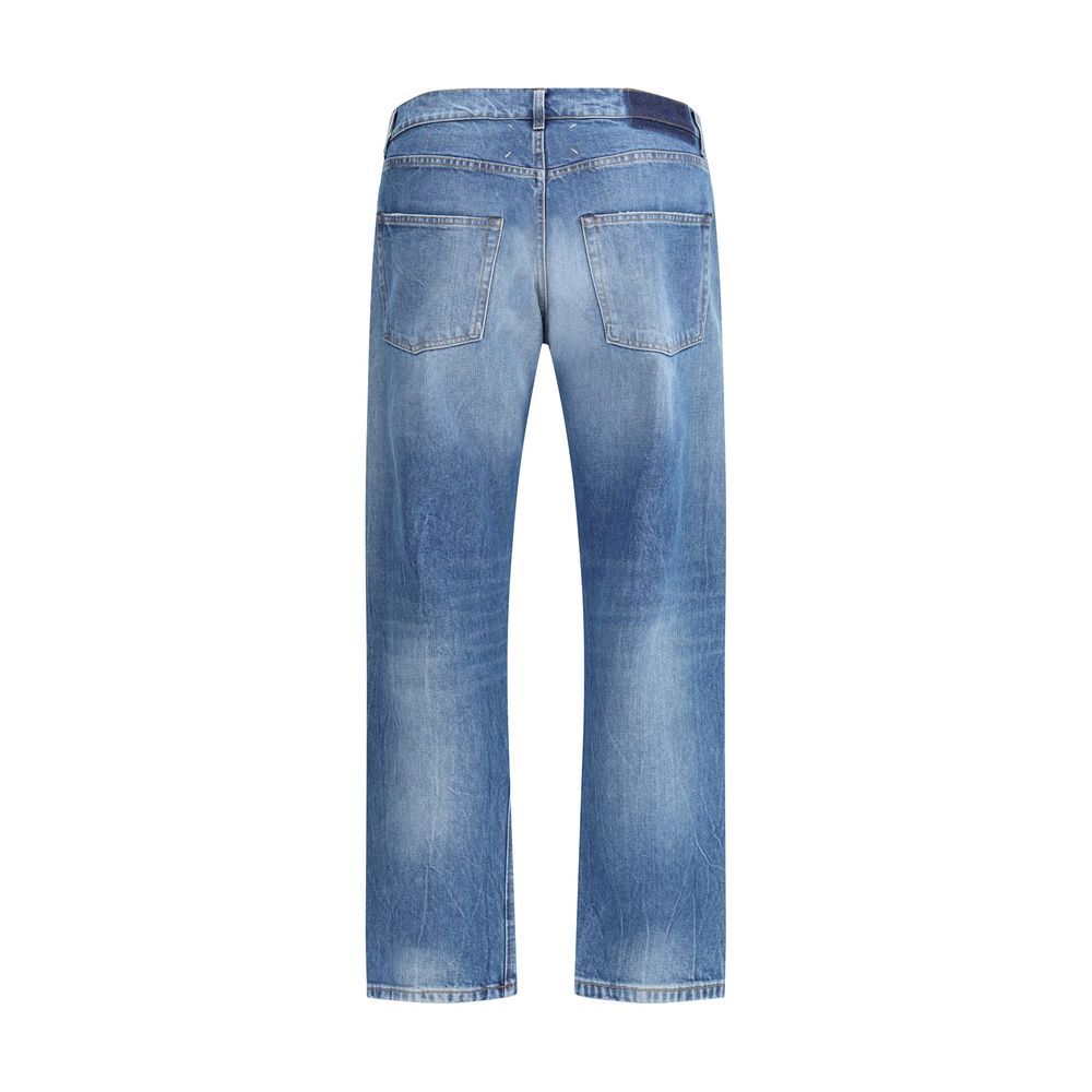 Blue Cotton Jeans Denim