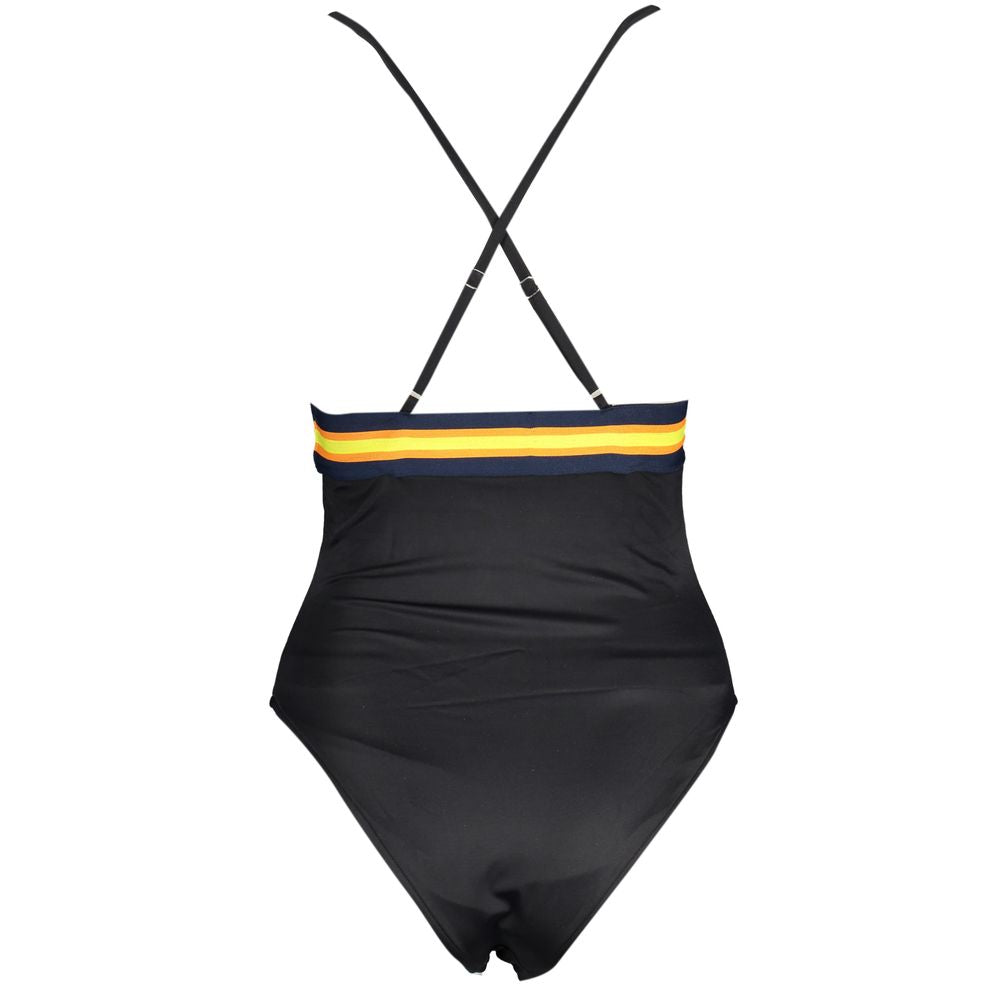 Black Elastane Swimwear
