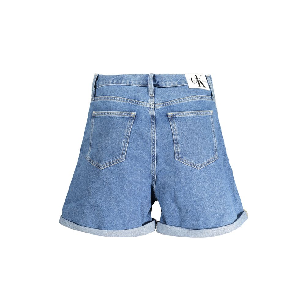 Blue Cotton Short