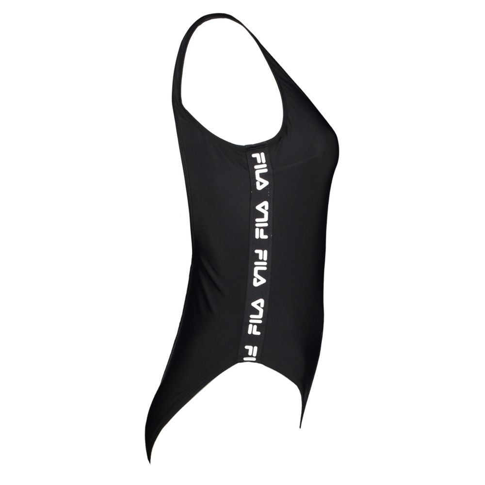 Black Elastane Swimwear