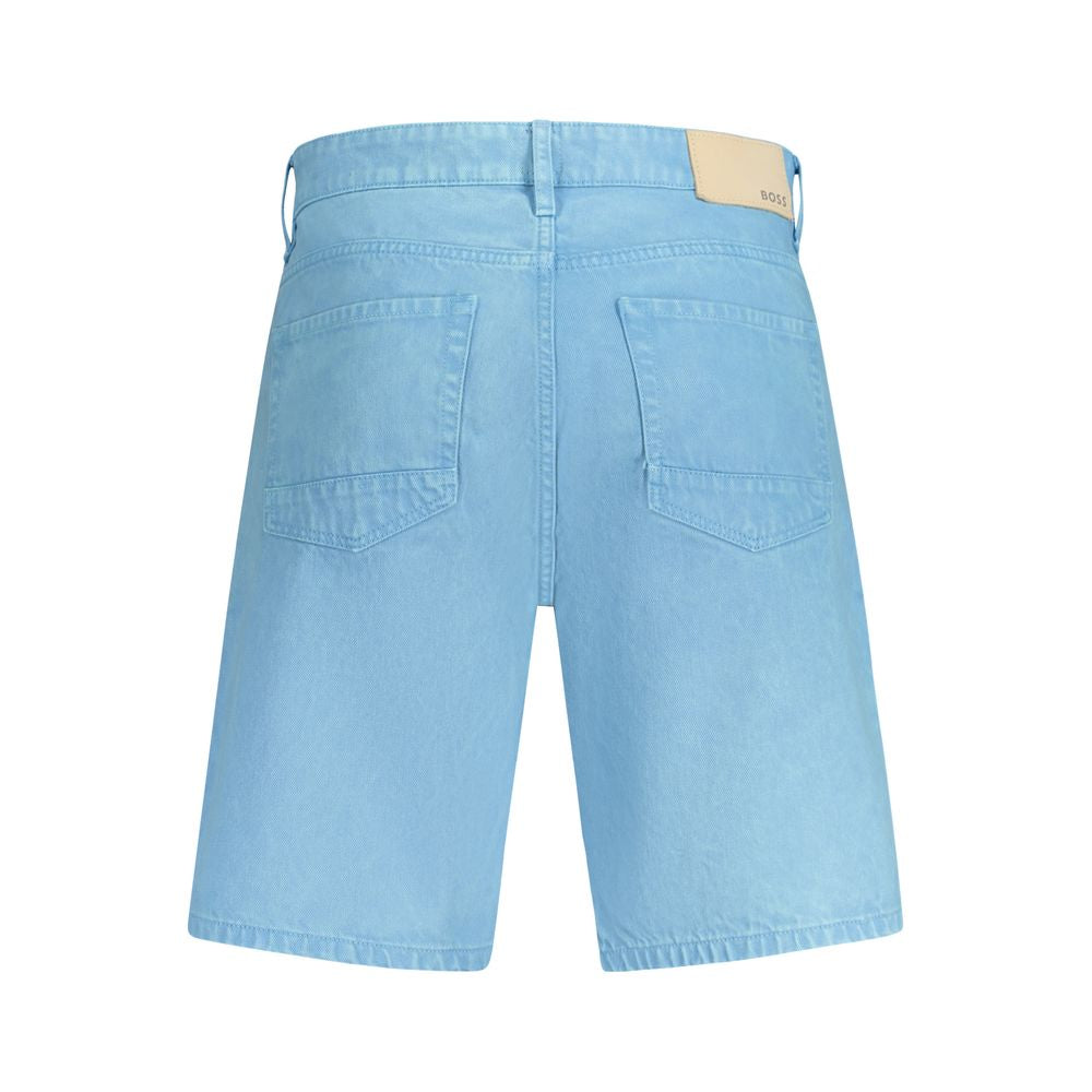 Blue Cotton Short