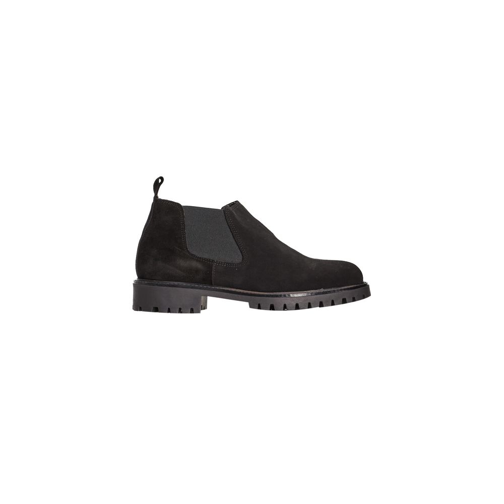 Black Calfskin Men Boot