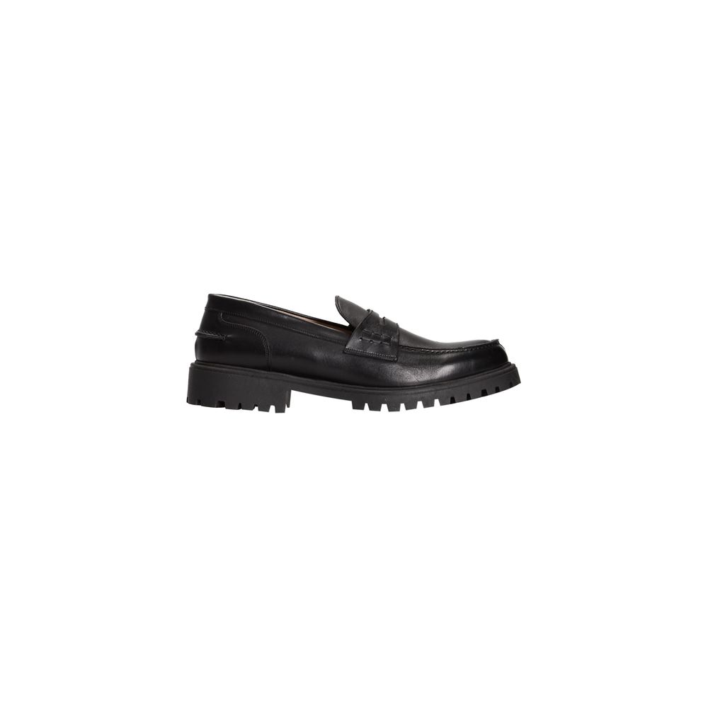 Black Calfskin Men Loafer