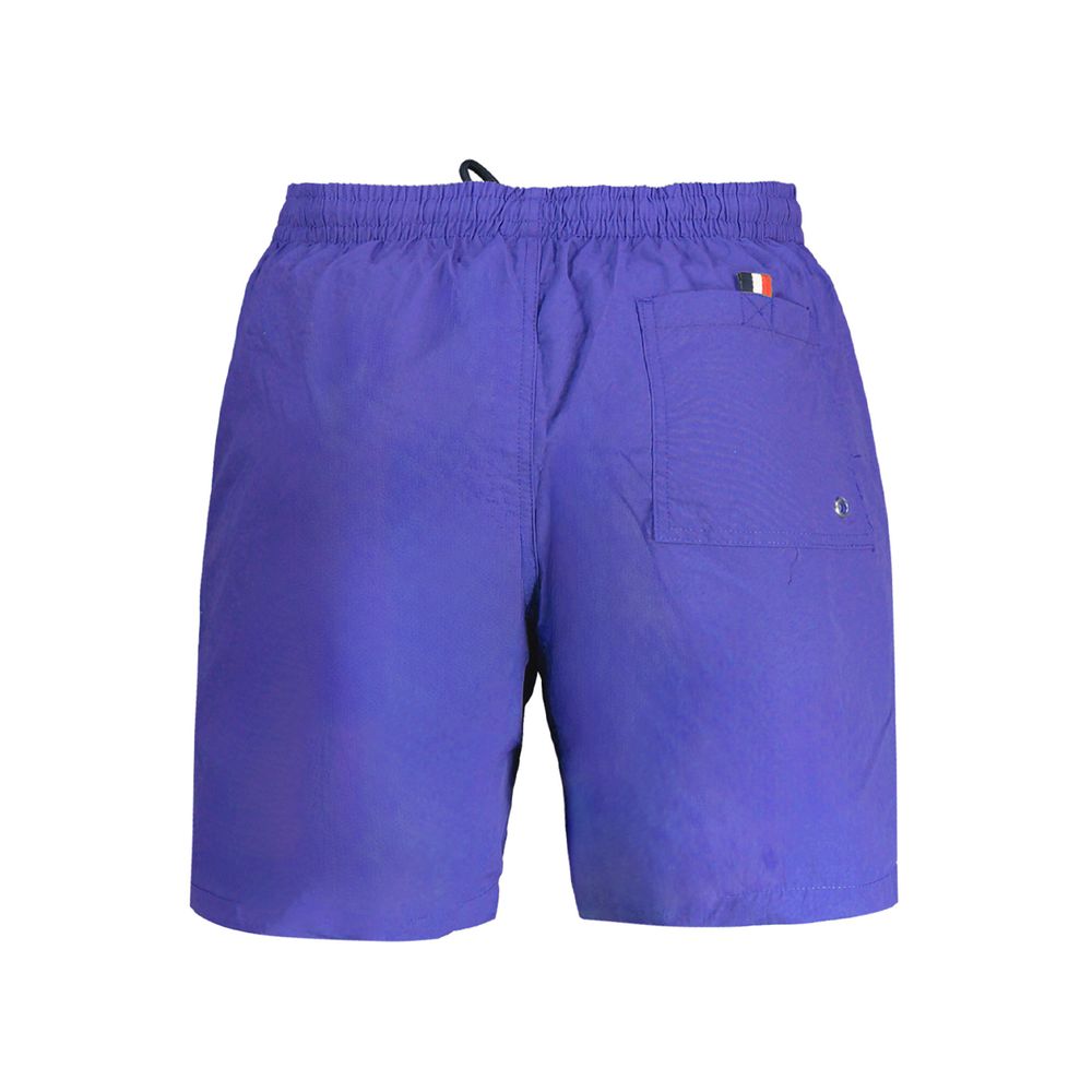 Blu Poliammide Men Swim Boxer