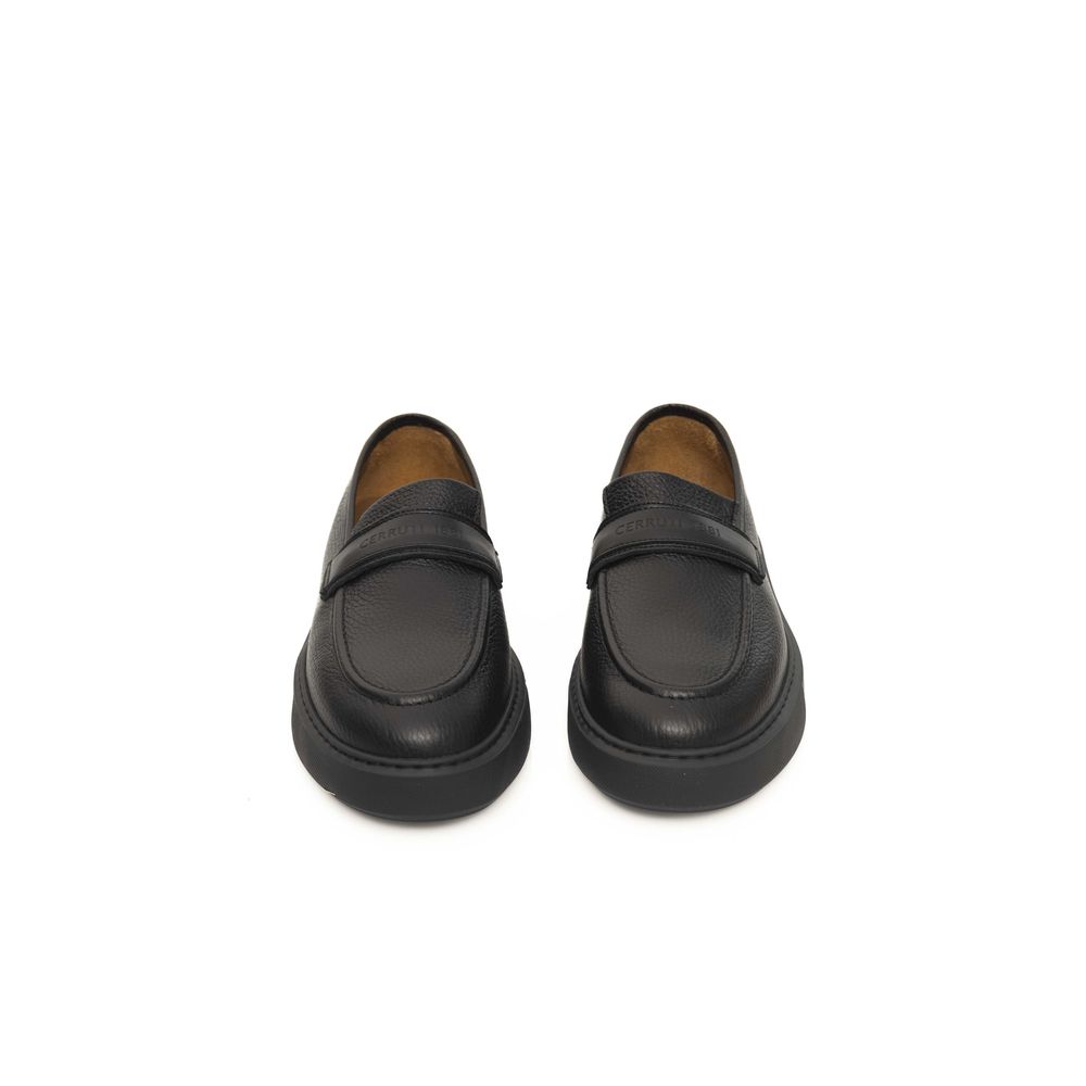 Black Cowhide Men's Loafer