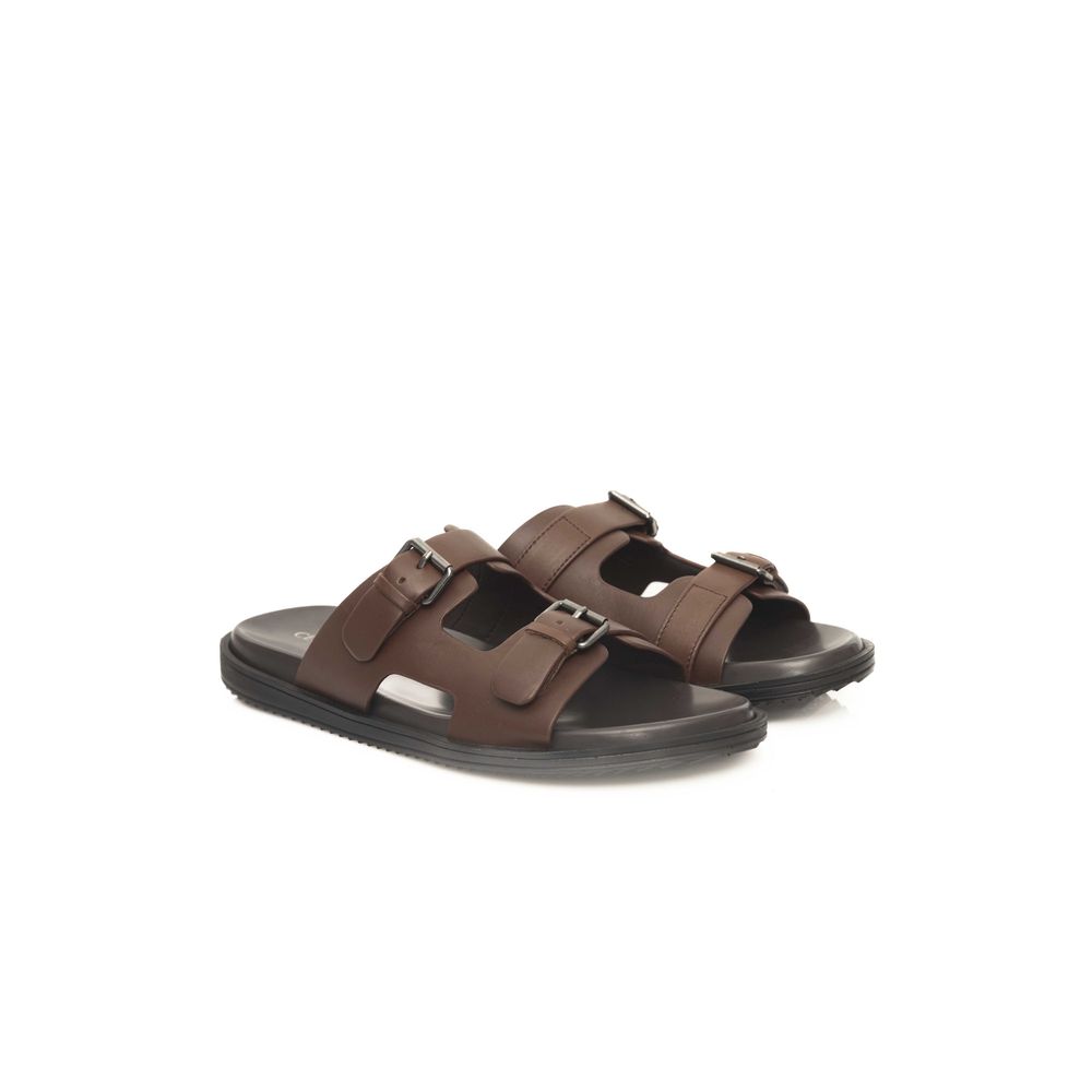 Brown Cowhide Men Sandal
