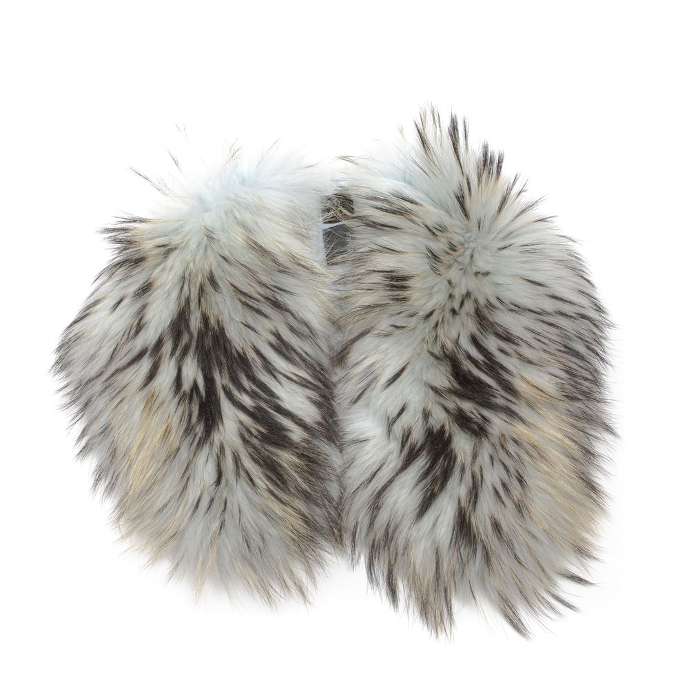 Light Blue Polyester Woman Scarf