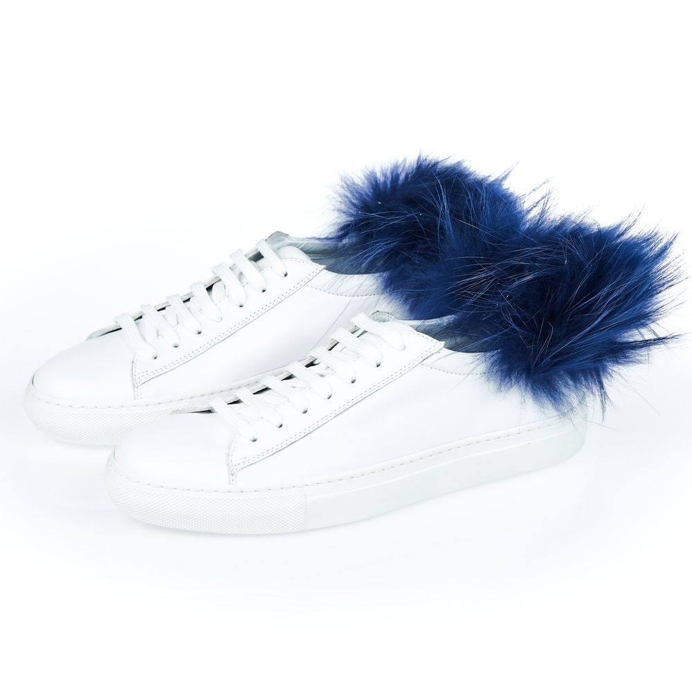 White Lamb Leather Women Sneaker