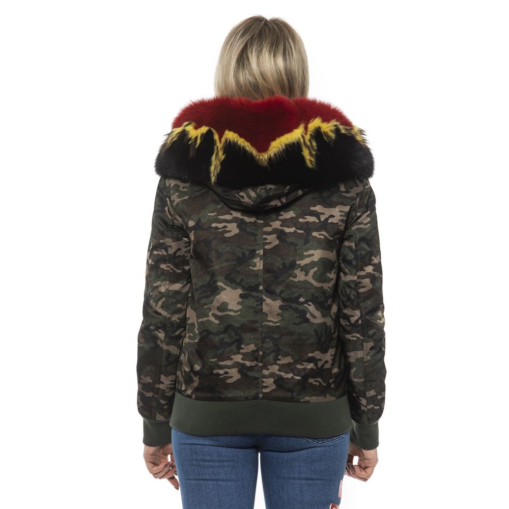 Army Polyamide Women Bomber Jacket