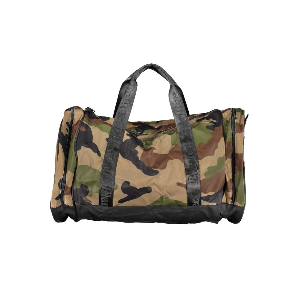 Brown Polyester Handbag