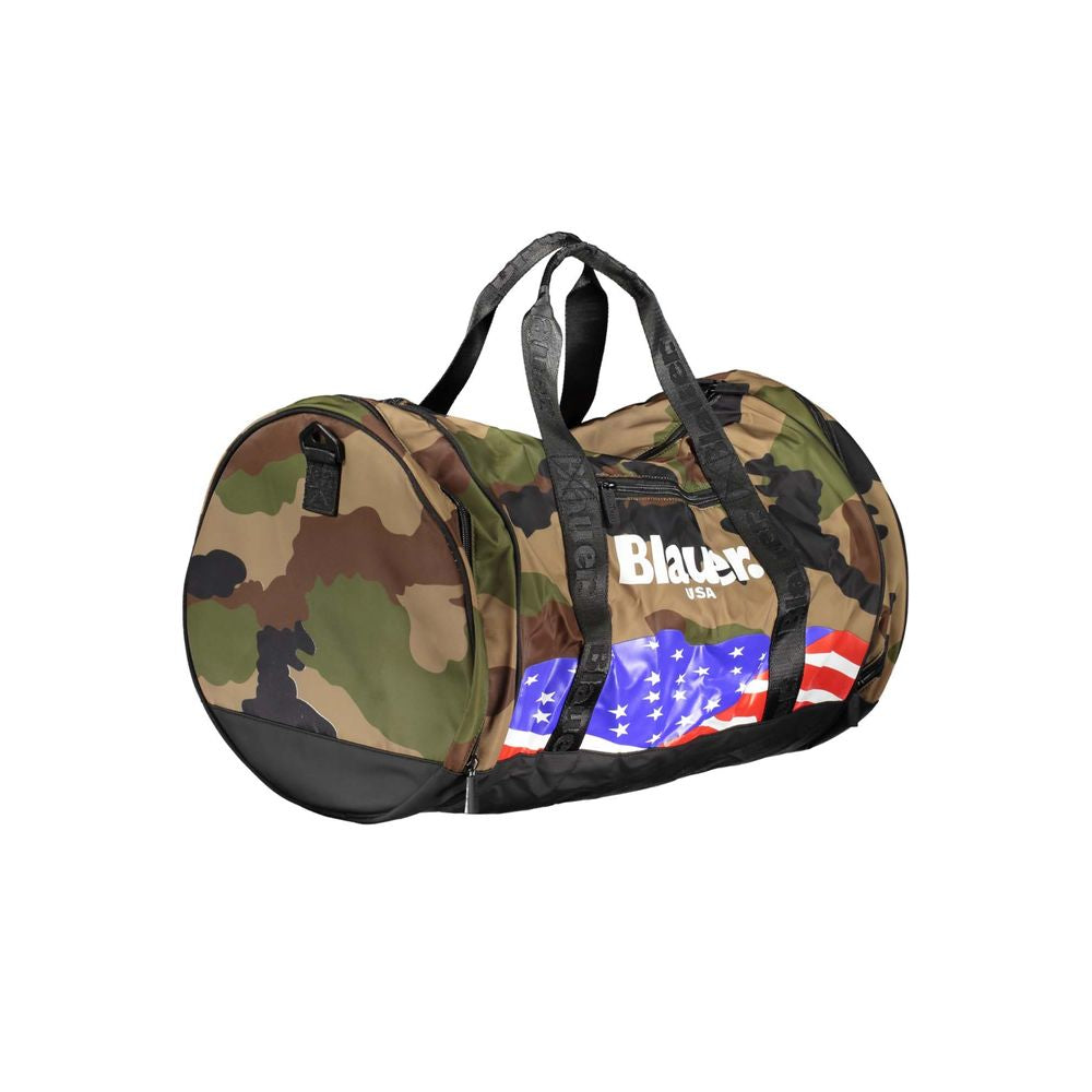 Brown Polyester Handbag