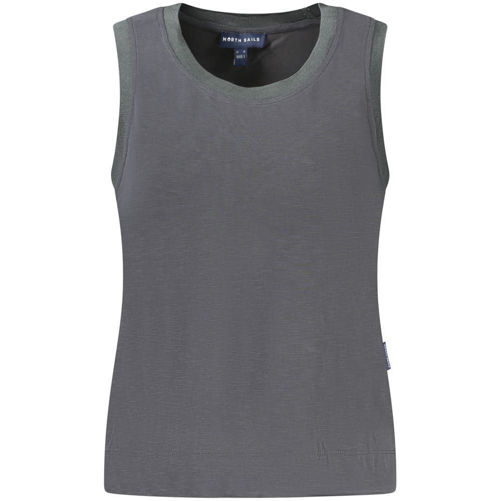 Black Modal Women Tank Top