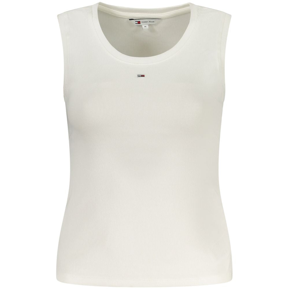White Cotton Tank Top