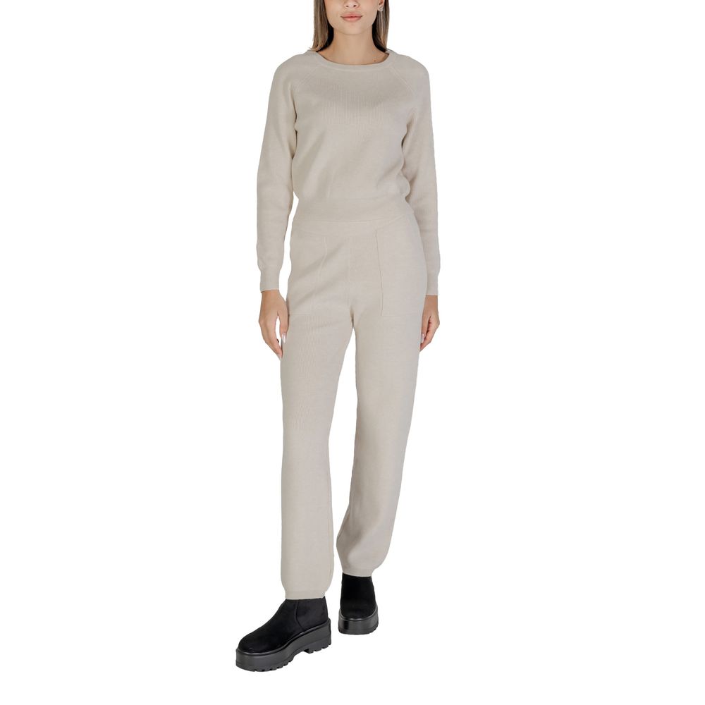 Beige Viscose Sweater