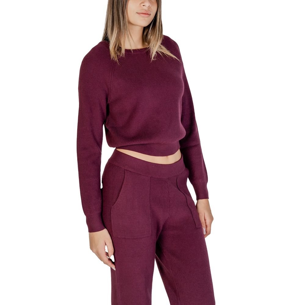 Purple Viscose Sweater