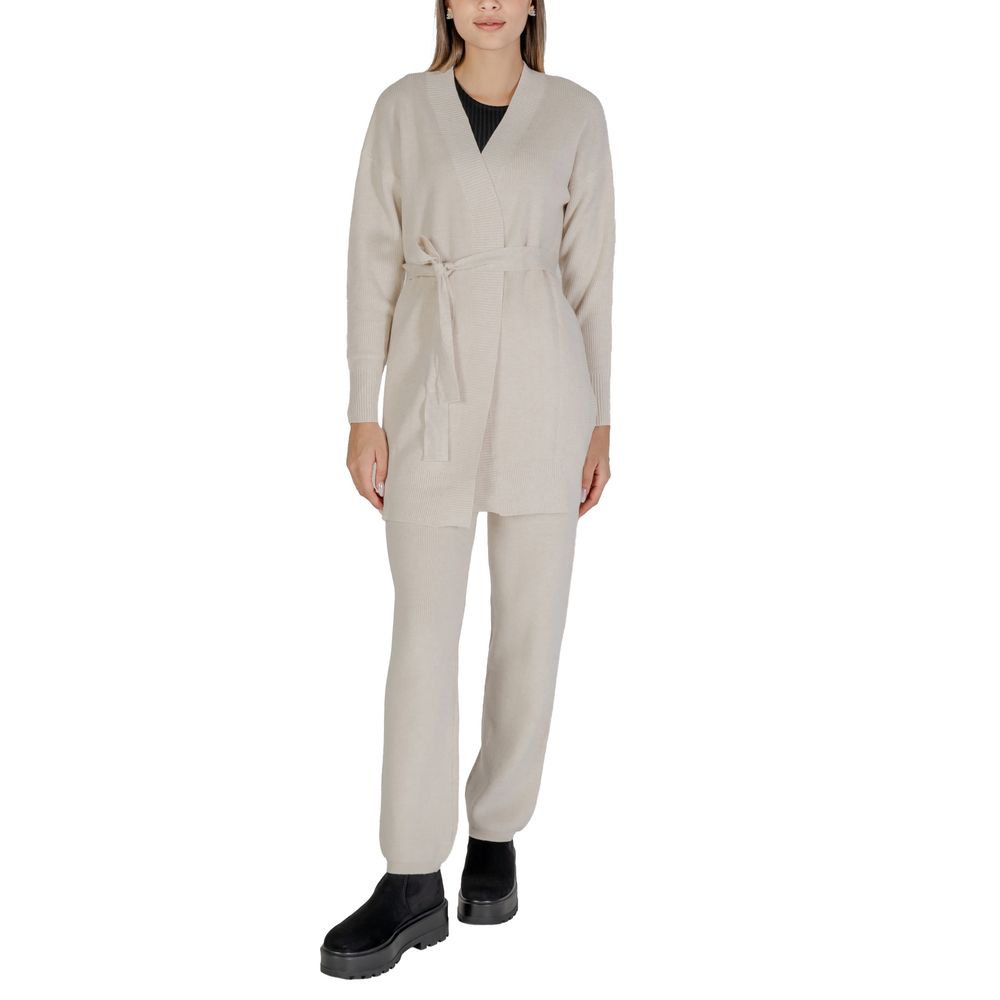 Beige Viscose Cardigan