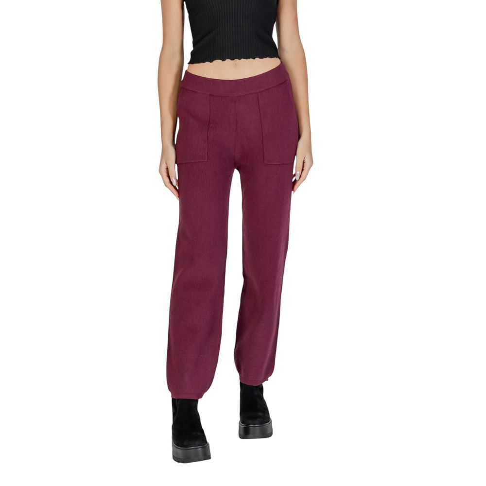 Purple Viscose Pant