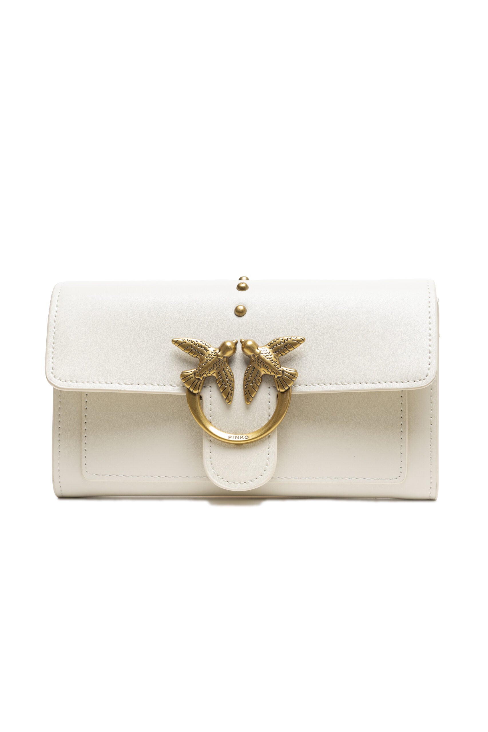 White Leather One Simply Love Mini Bag