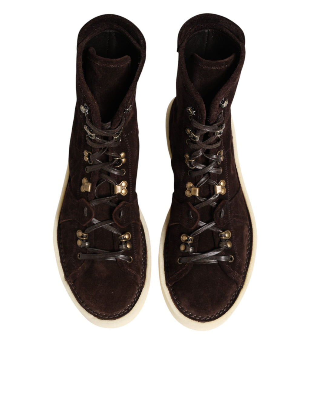 Brown Suede Lace Up Ankle Short Boots Shoes
