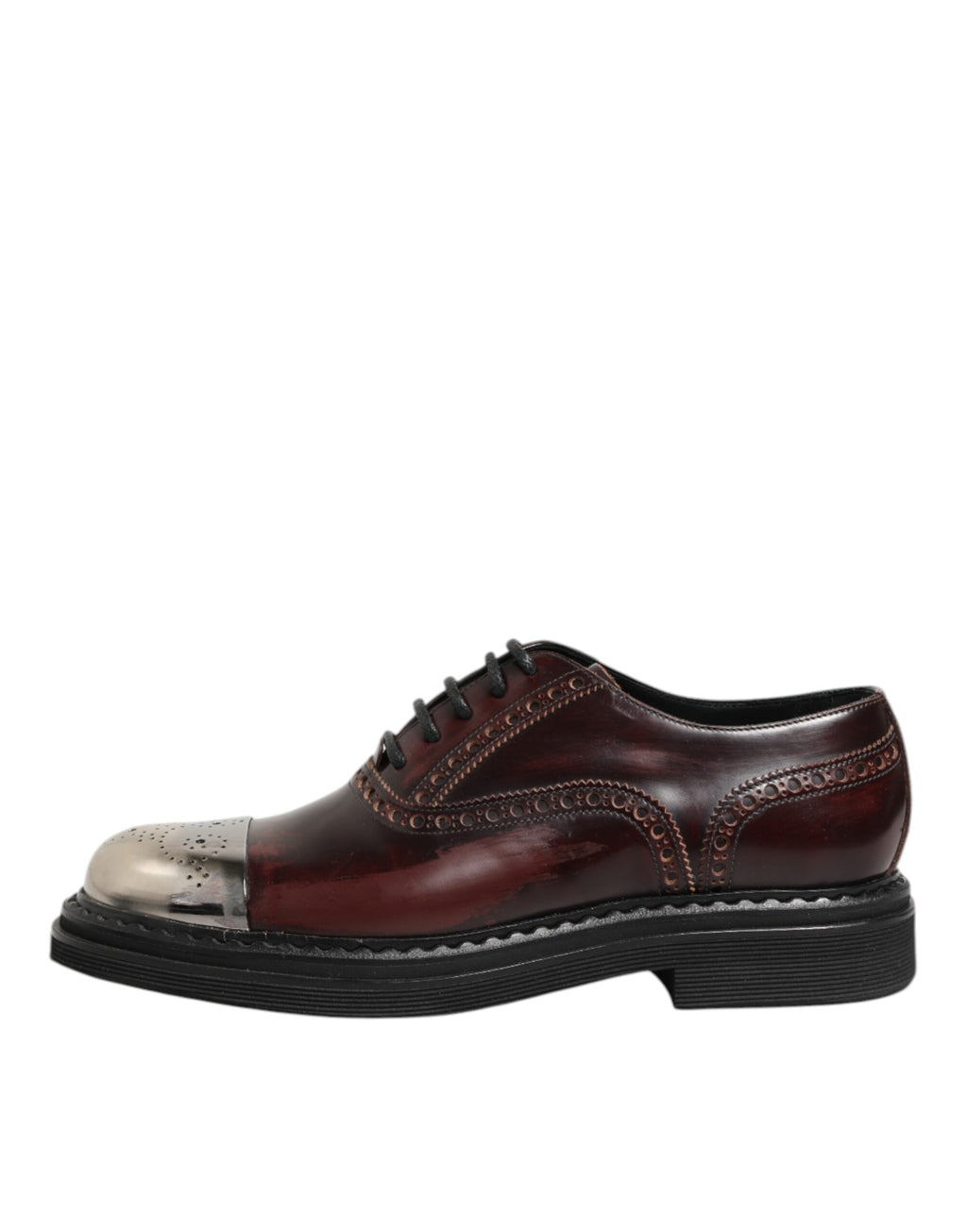 Brown Leather Lace Up Dress Men Oxford Shoes
