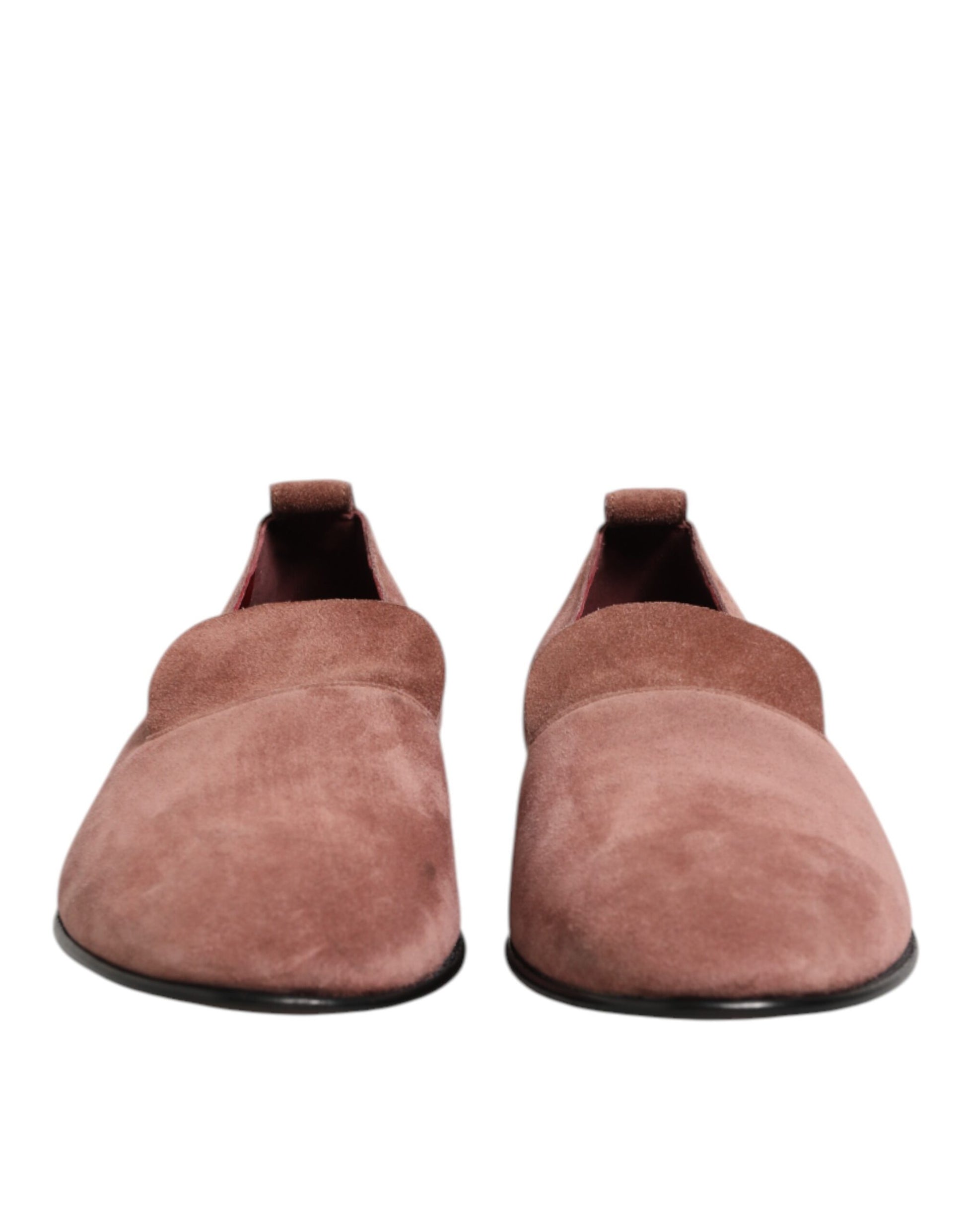 Pink Suede Loafers Formal Men Dress Shoes