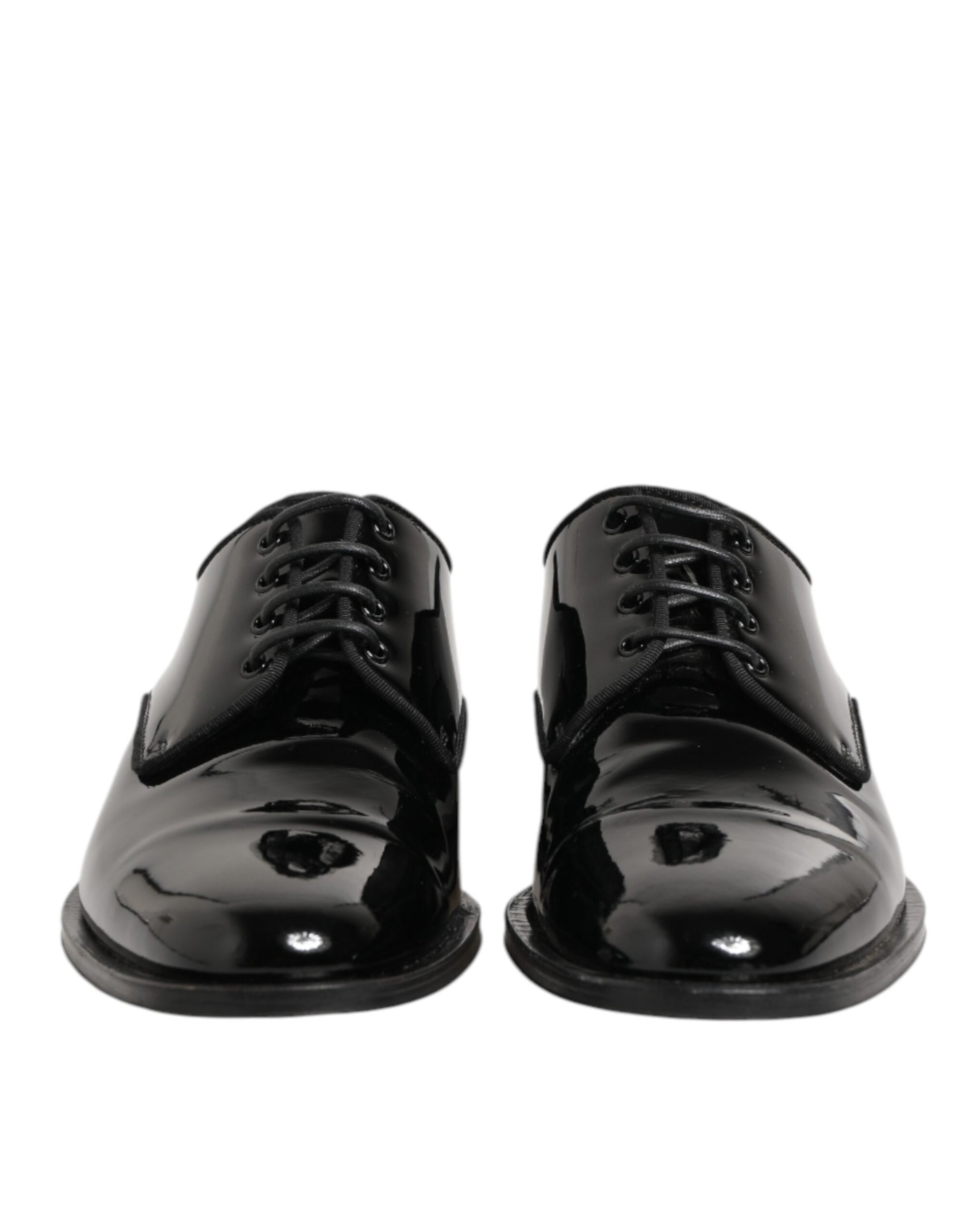 Black Leather Lace Up Derby Formal Dress Shoes
