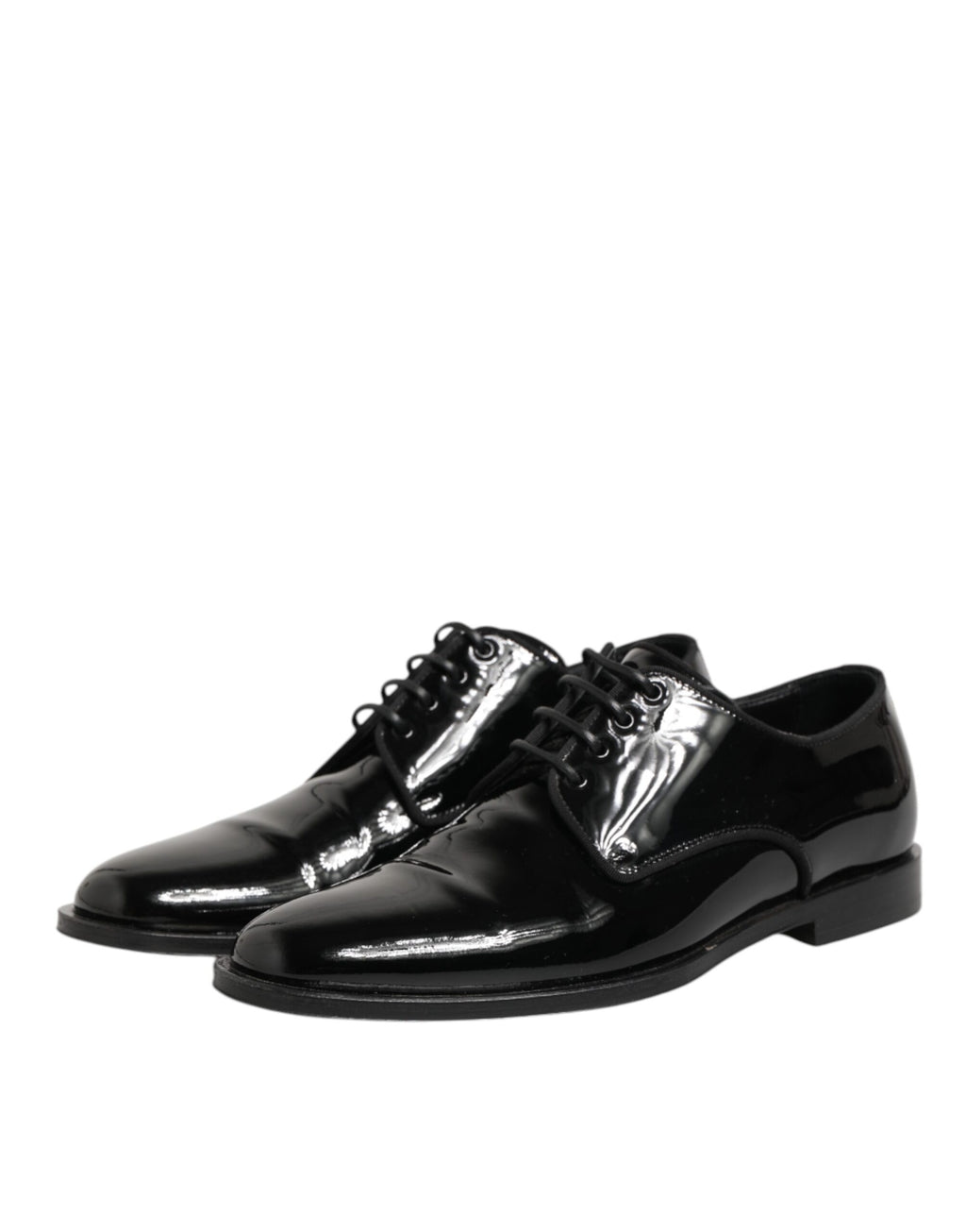 Black Leather Lace Up Derby Formal Dress Shoes