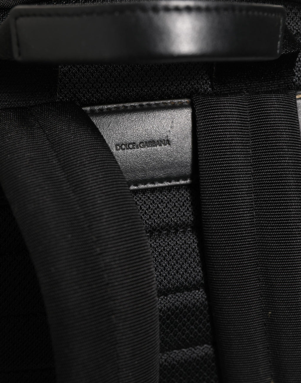 Black Nylon DG Patch School Travel Backpack Borse Bag