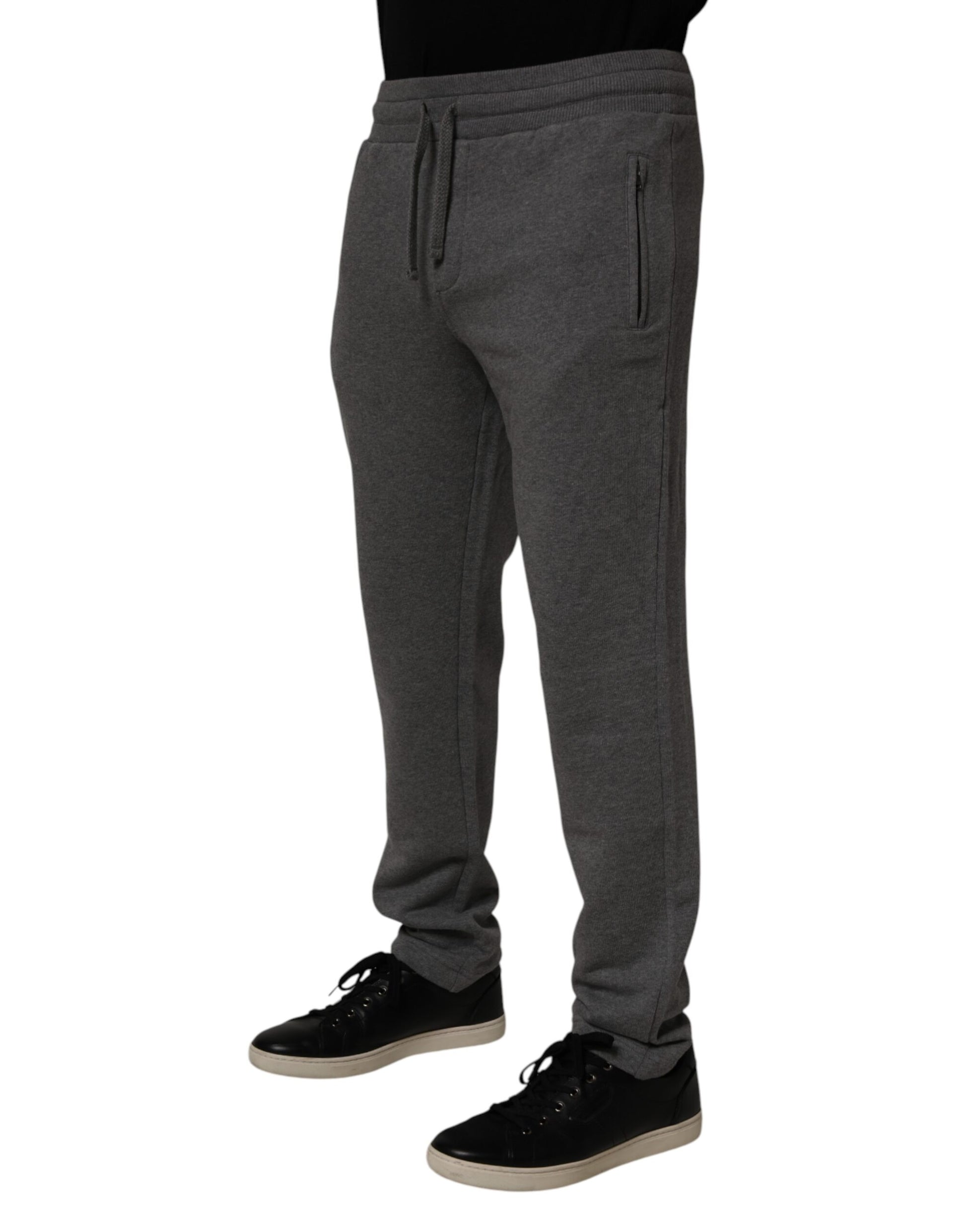Gray Cotton Jogger Sweatpants Trouser Pants