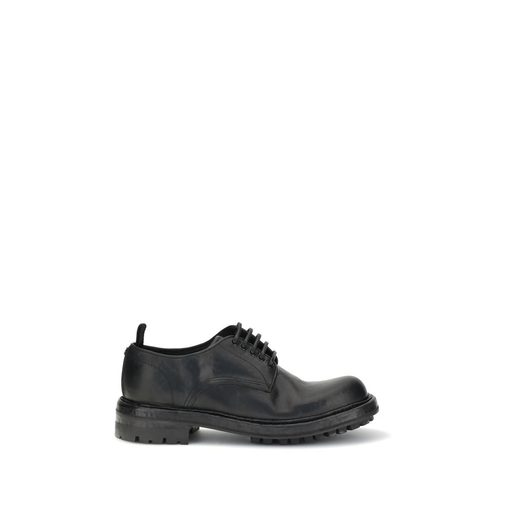 Black Calf Leather Bos Taurus Oxfords And Derbies