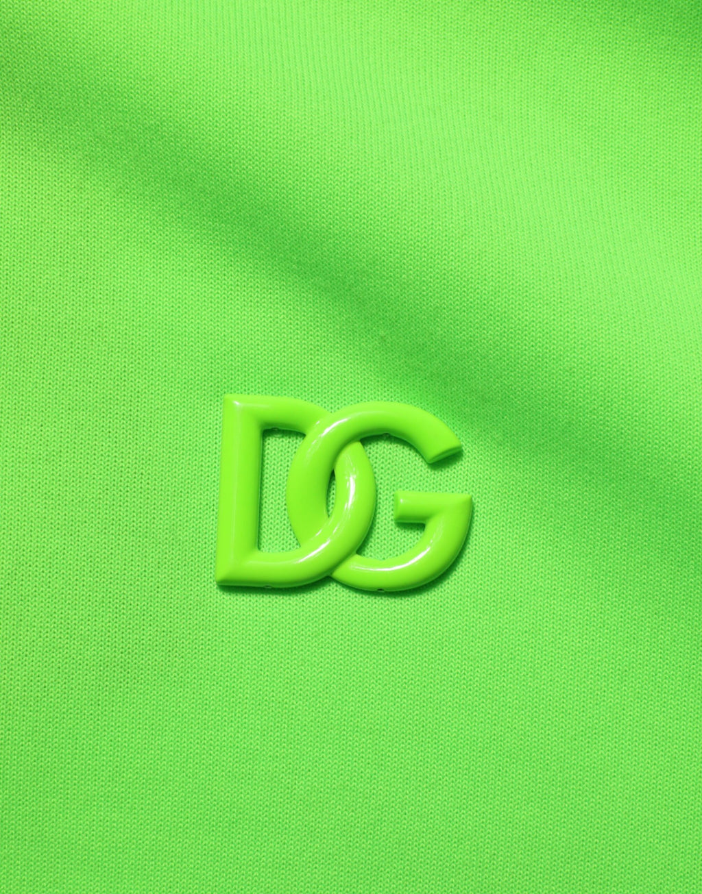 Green DG Logo Men Hooded Sweatshirt Sweater
