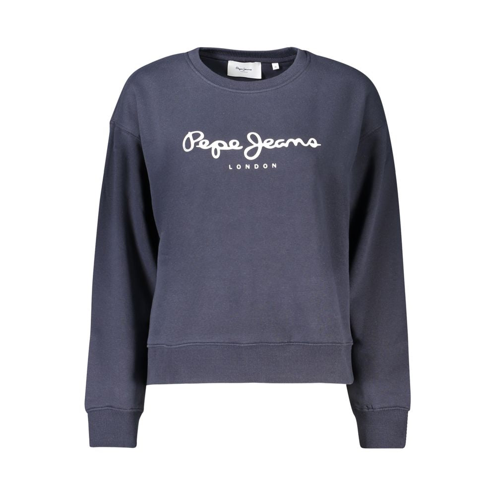 Blue Cotton Sweatshirt