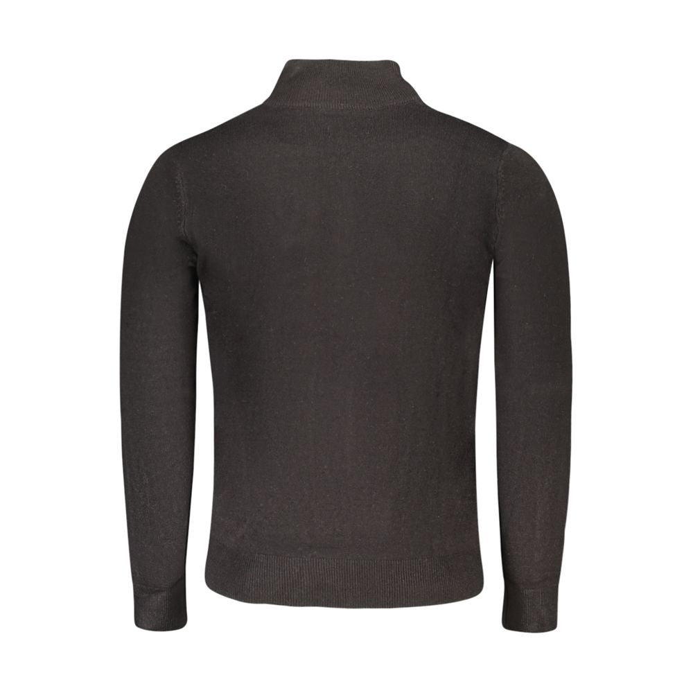 Black Nylon Sweater