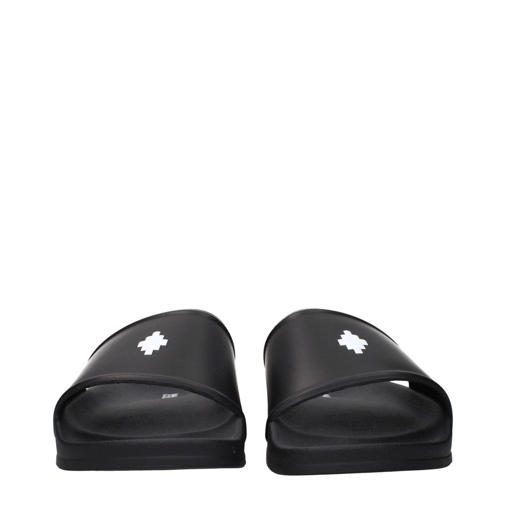 Black Cotton Slippers